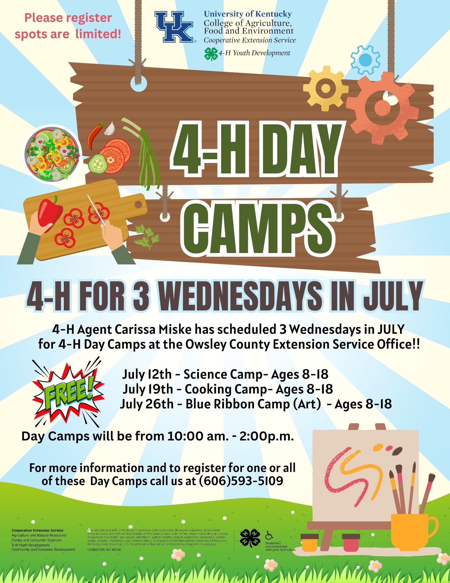 4-H July Events Owsley County Extension Office image