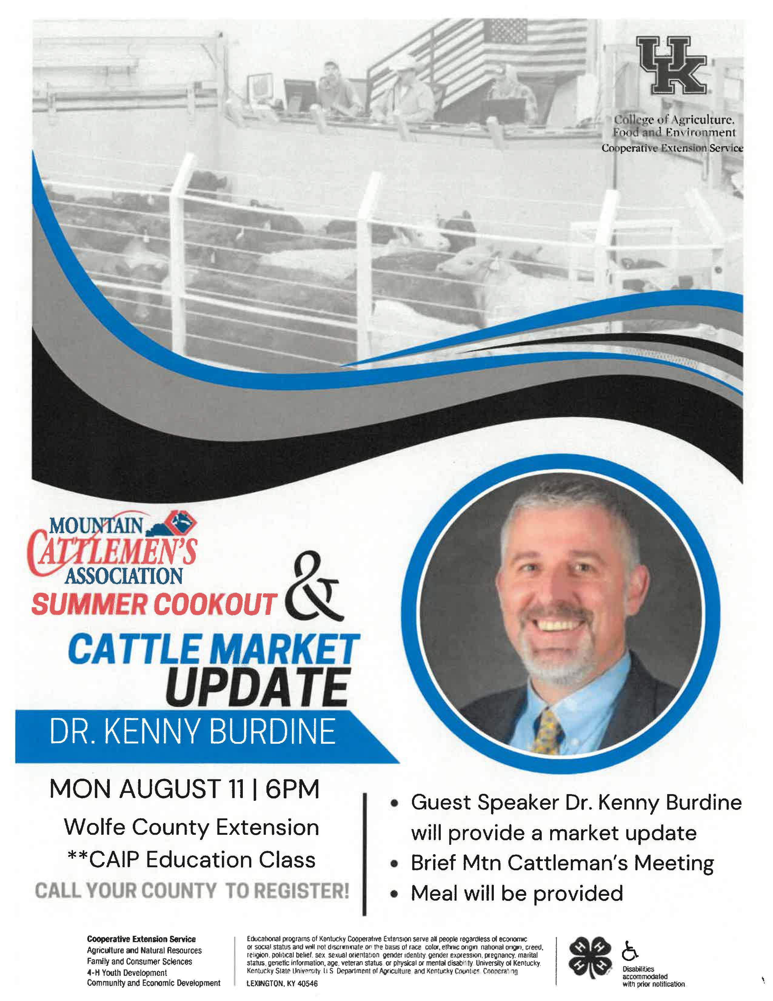 Mountain Cattleman Meeting Flyer