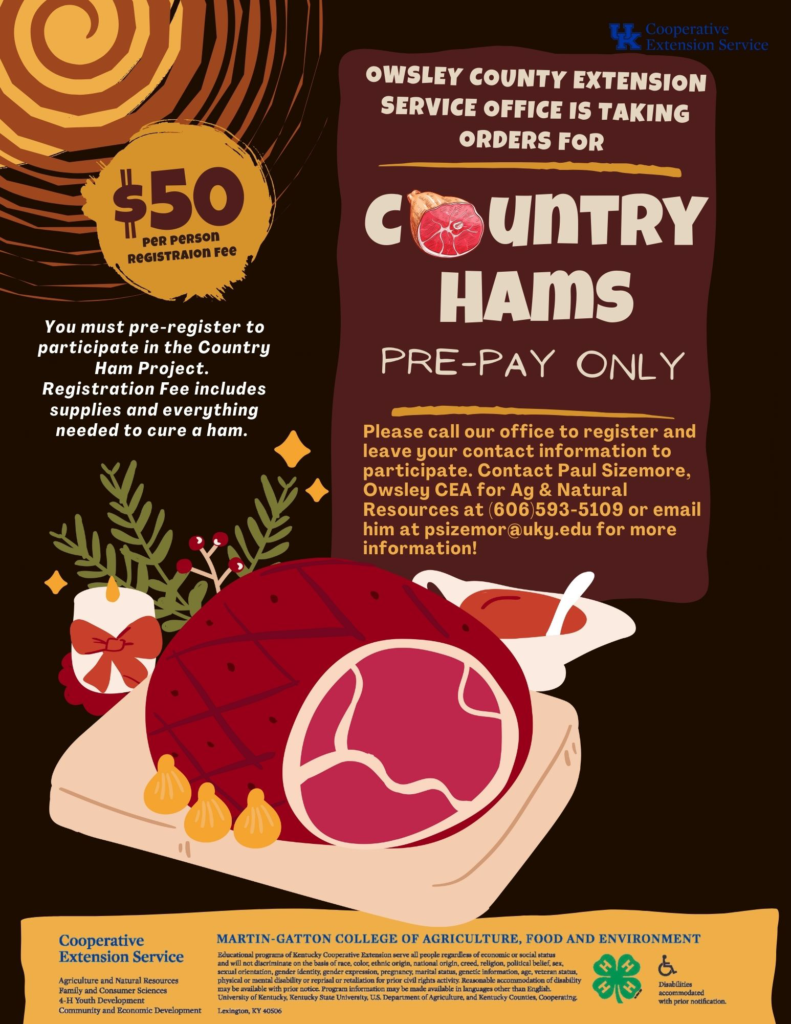 Country Ham Project Flyer