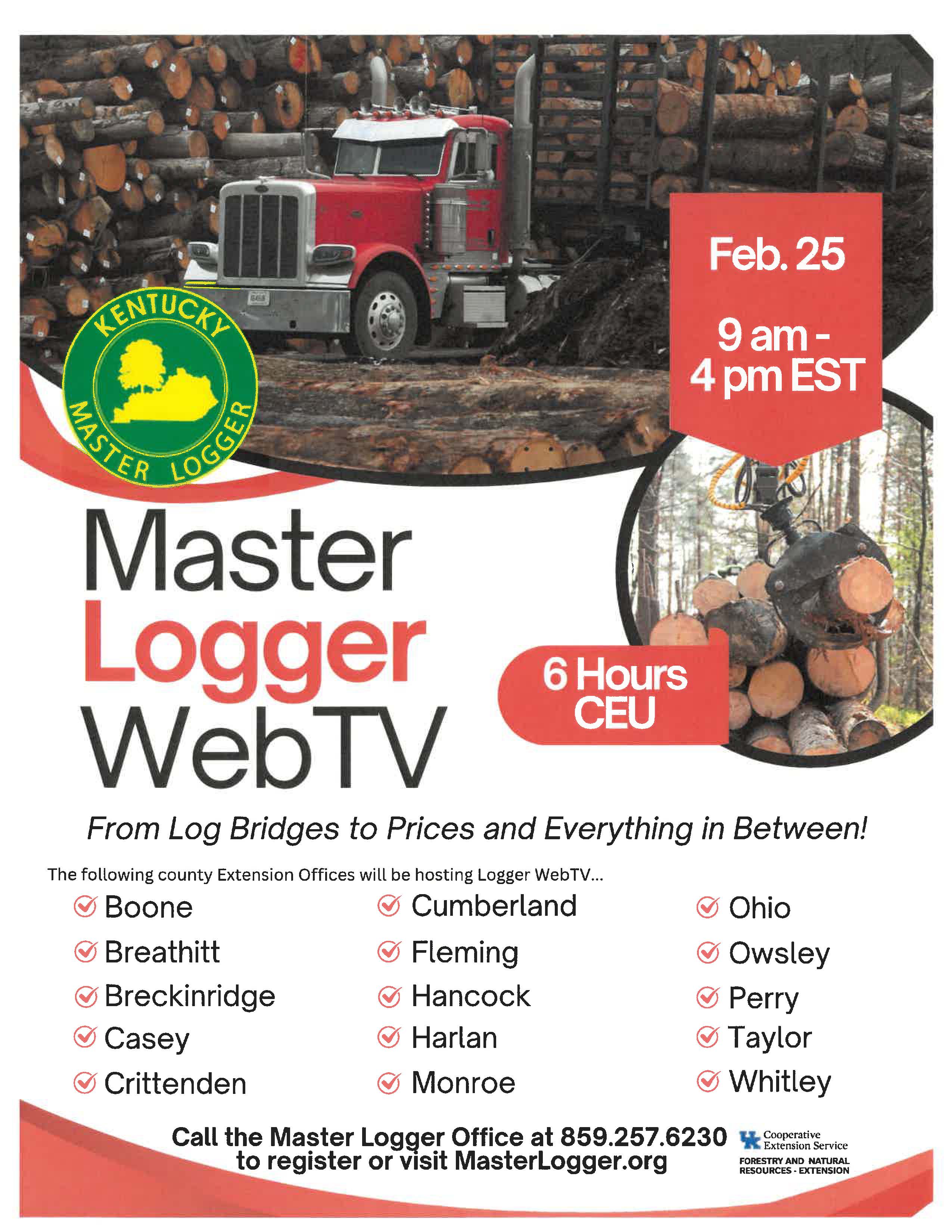 Master Logger WebTv Flyer