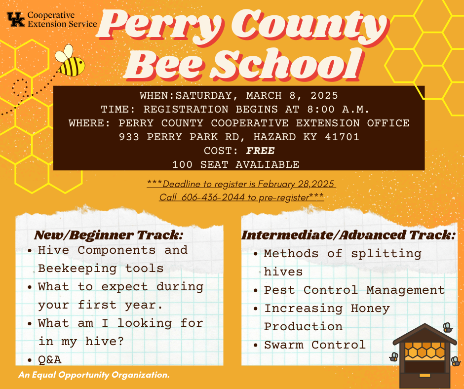 Perry County Bee School Flyer