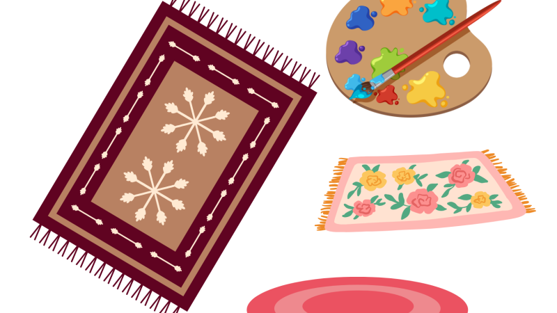 Rug Painting Workshop flyer