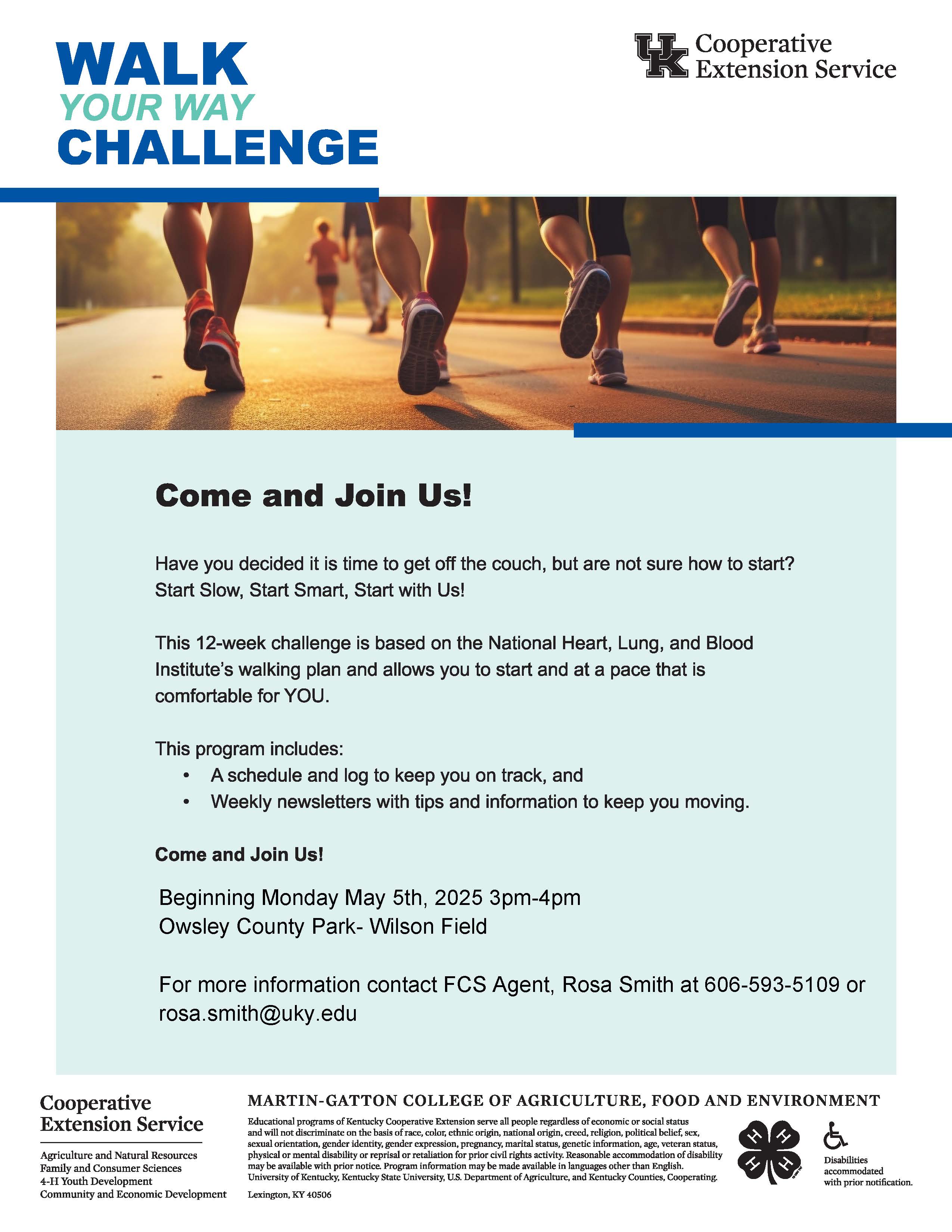 Walk Your way flyer